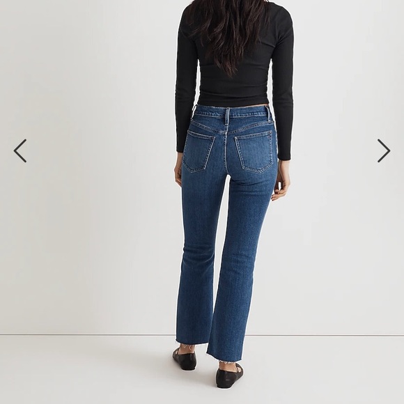 NWT Madewell Petite Kick Out Crop Jeans (27P) - Picture 3 of 10